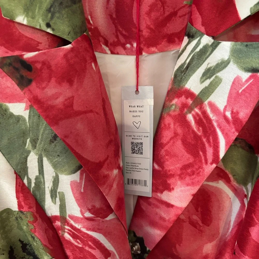 Frances Valentine Lucille Wrap Dress NWT size XS - Picture 4 of 11